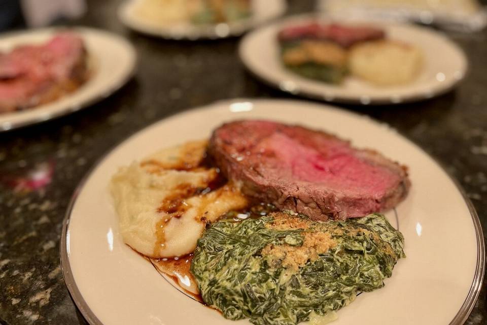Seated Dinner Entrée Course