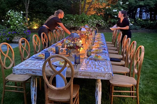 Family style dinner