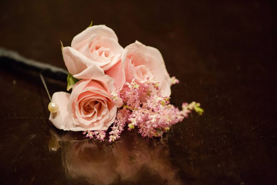 Groom boutonniere