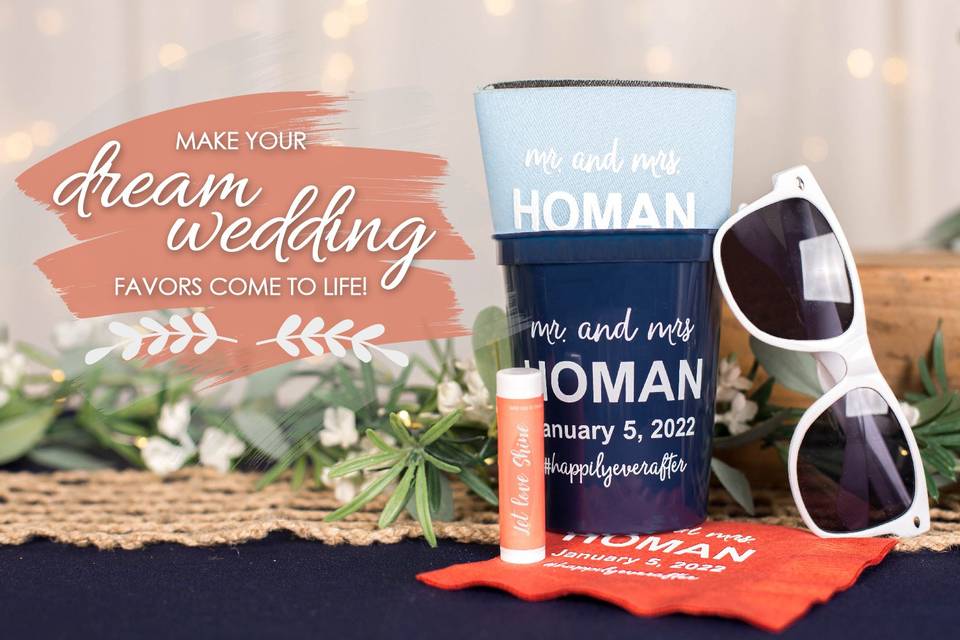 Wedding Favors + Essentials