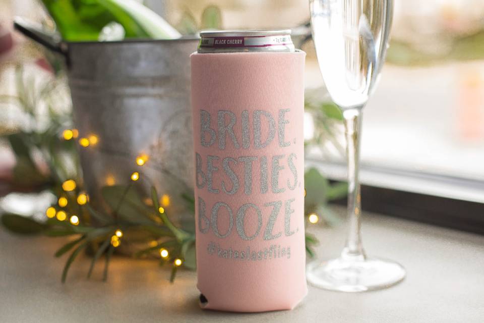 Custom bachelorette can cooler