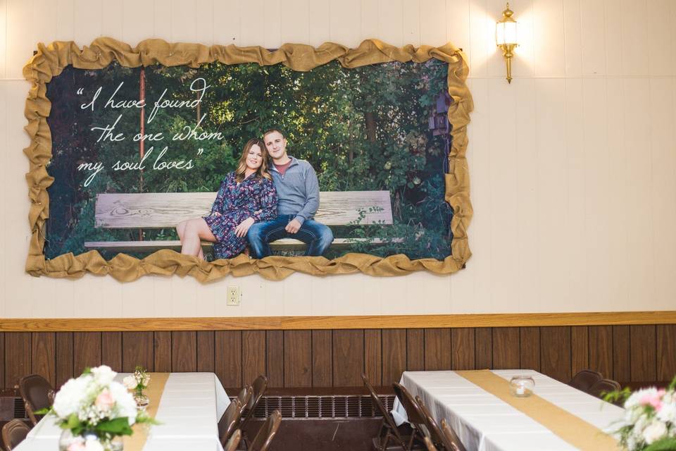 Custom wedding banners