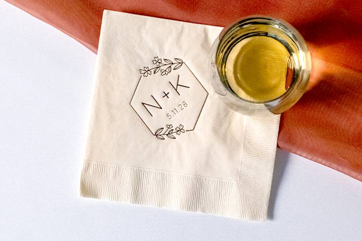 Custom Wedding Napkins
