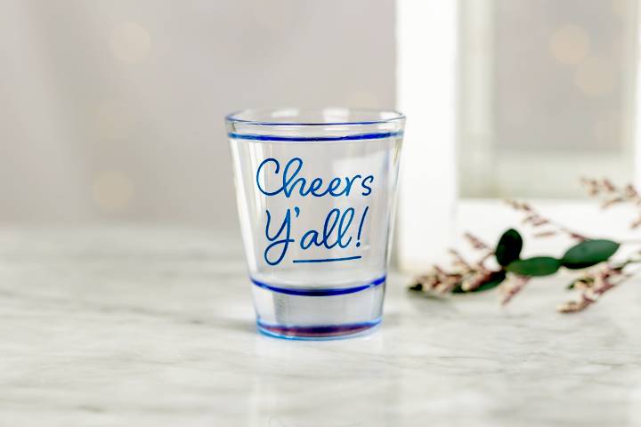 Custom Wedding Shot Glasses