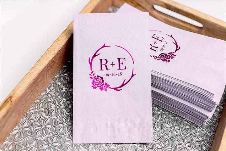 Custom Wedding Napkins