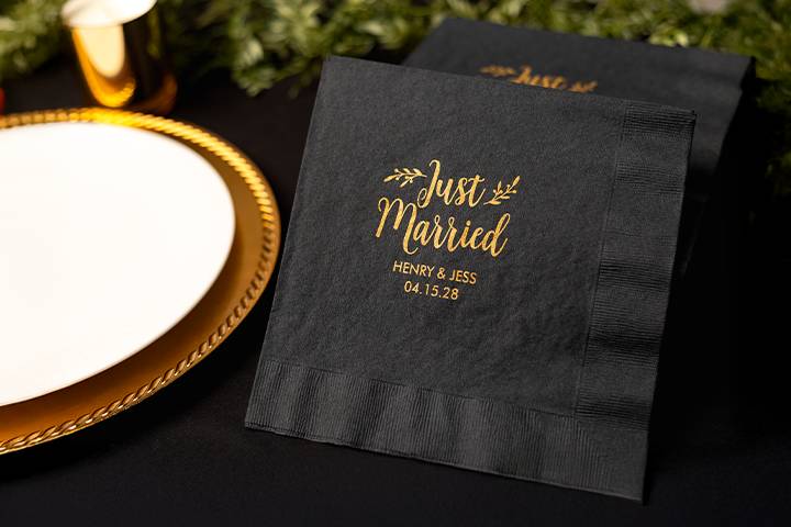 Custom Wedding Napkins