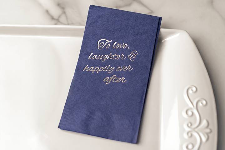Custom Wedding Napkins