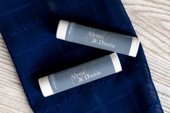 Custom Wedding Lip Balm