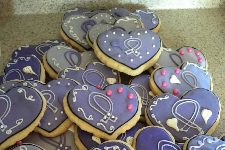 Heart shaped cookies