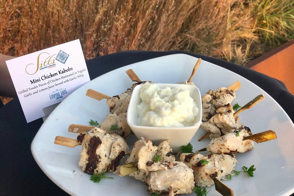 Mini Chicken Kabobs