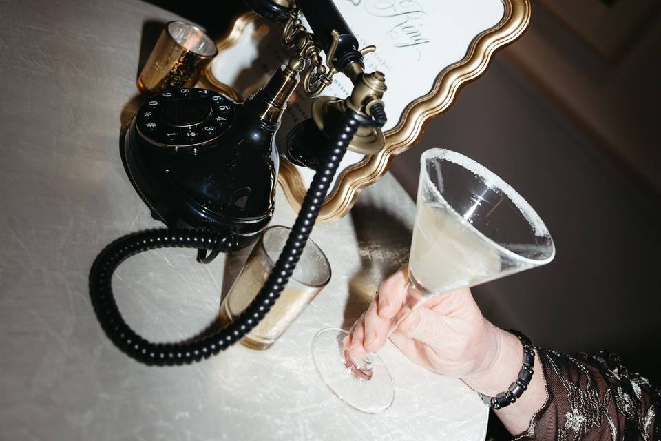 DC Wedding Martini Detail
