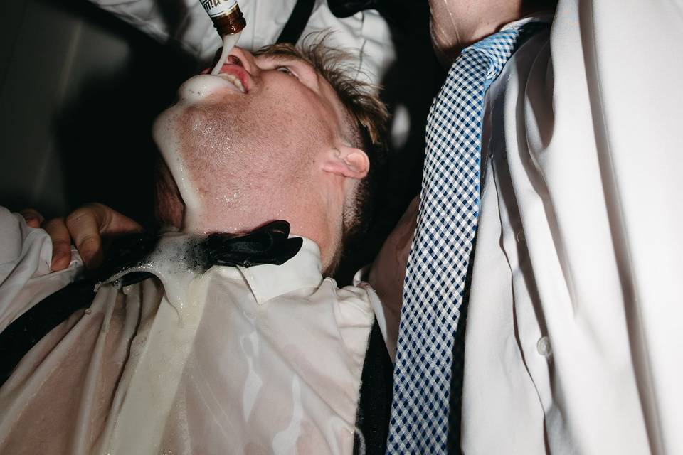 Groomsmen Party Shot