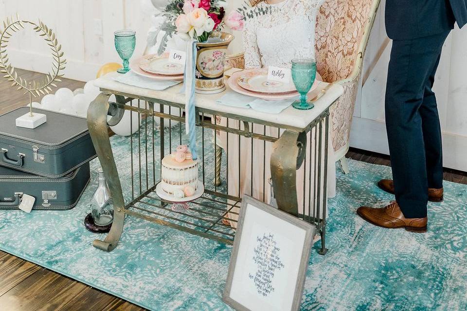 The head table | Kira Nicole Photography
