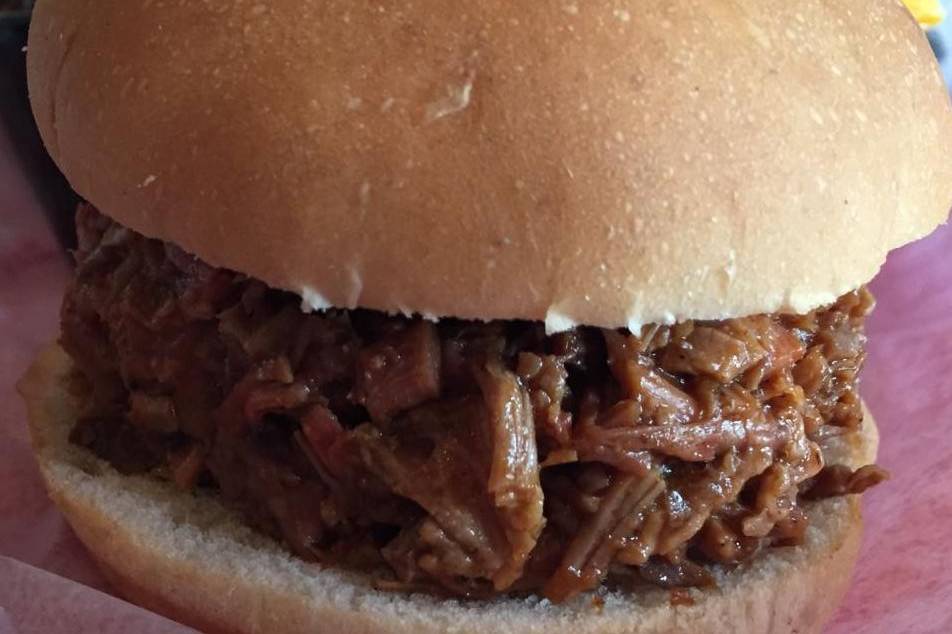 Meaty burger