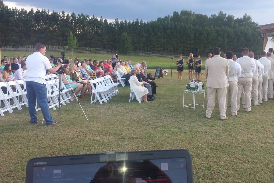 Outdoor wedding venue