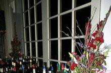 Wine bottles and wine glasses