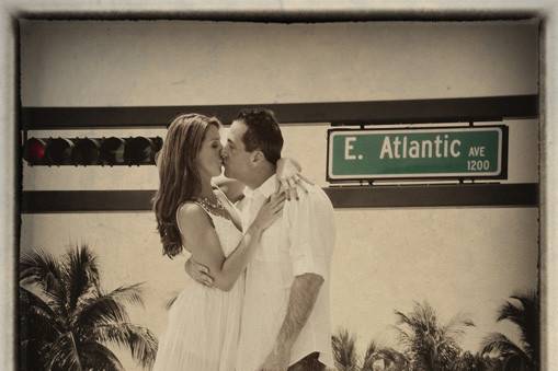 Wedding engagement photo taken in South Florida by Jeff Kolodny.