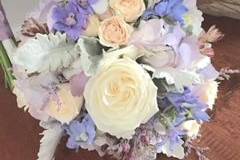 Lavender, White and Bush Bouquet with Hyacinth by Alta Fleura