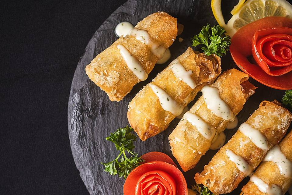 Mini Chicken Bacon Rolls