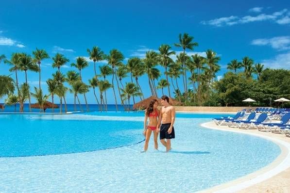 Couple in the pool