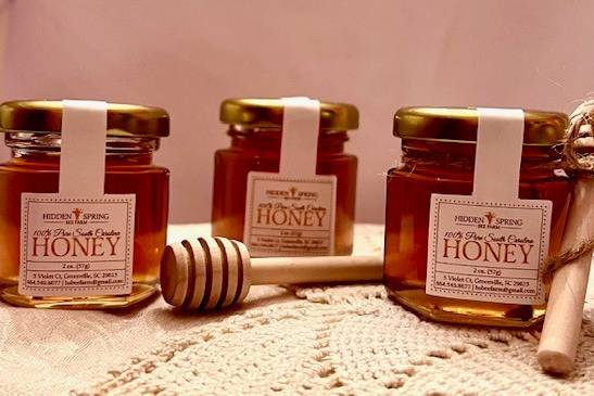 Honey Favors with Dippers