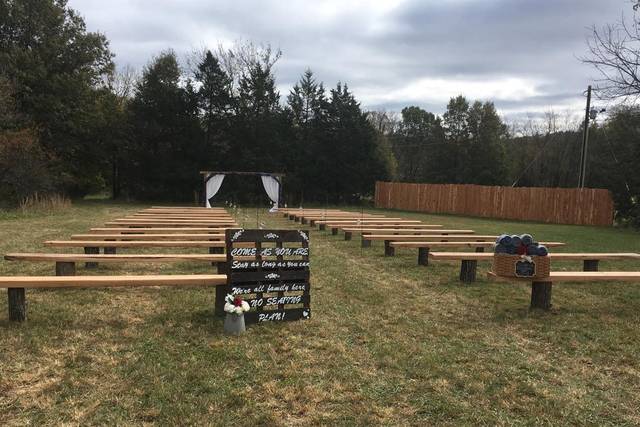 Outdoor wedding venue