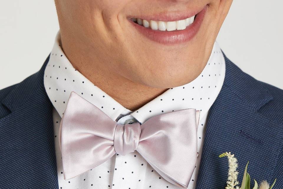 Daniel Bow Tie | Mauve Sateen