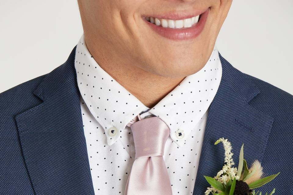 Simon Neck Tie | Mauve Sateen