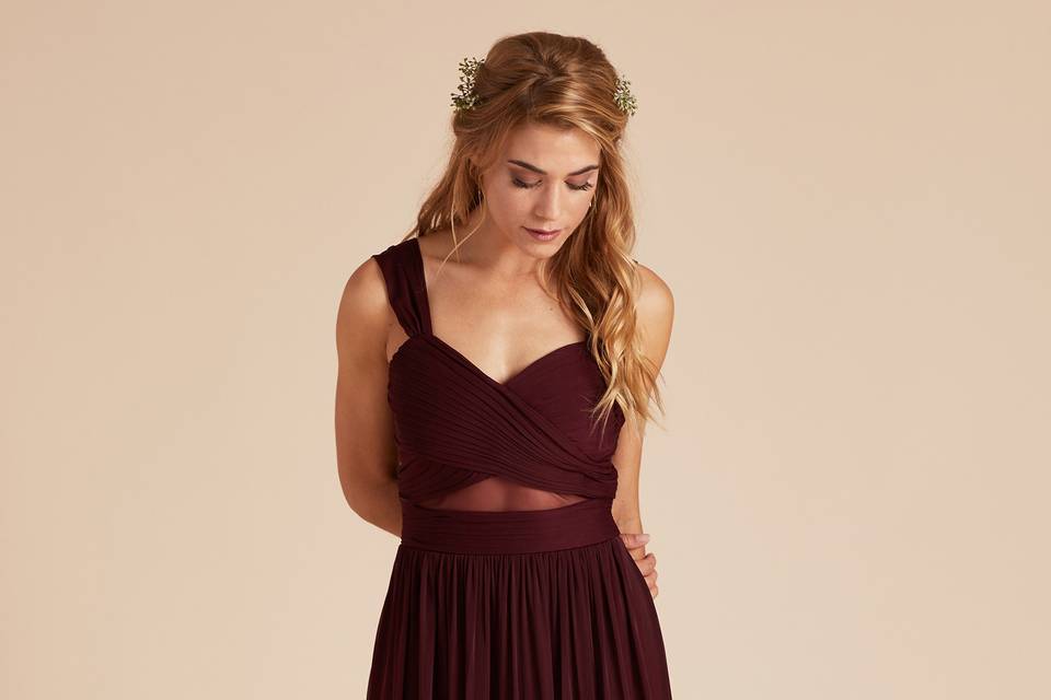 Elsye Dress | Cabernet