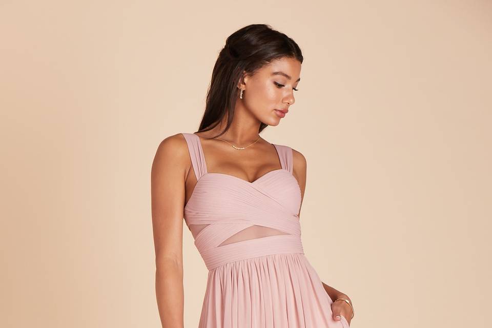 Elsye Dress | Rose Quartz