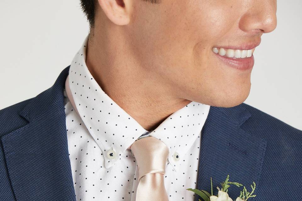 Simon Neck Tie | Pale Blush