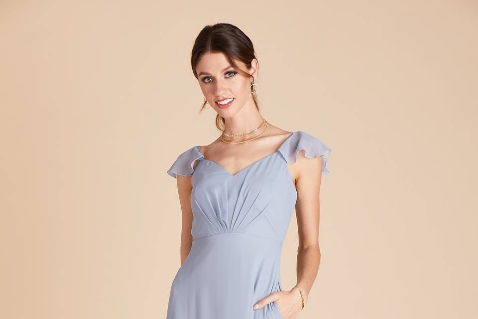 Kae Dress | Dusty Blue