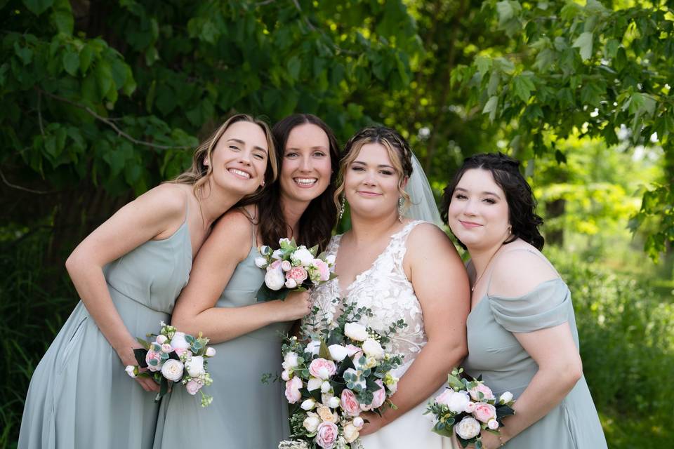Lilly's bridesmaids