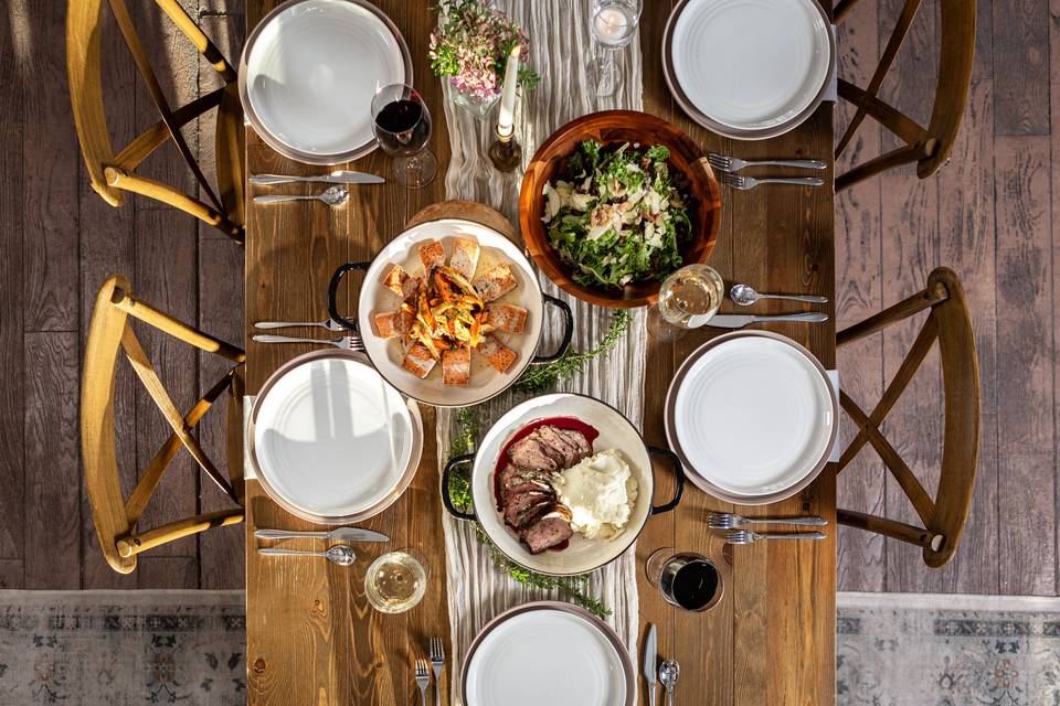 Family Style Table