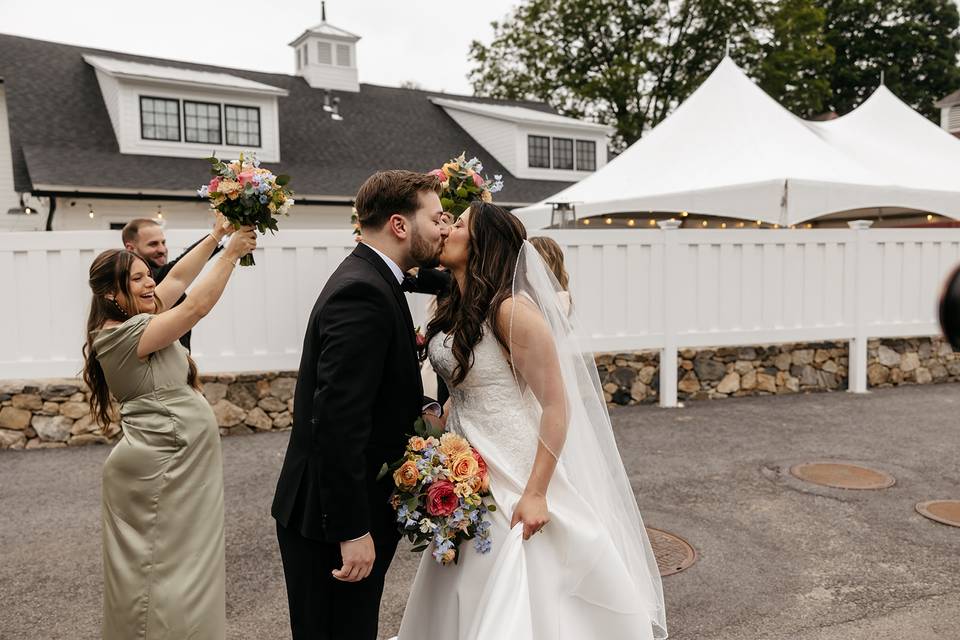 Carriage House Wedding Fun