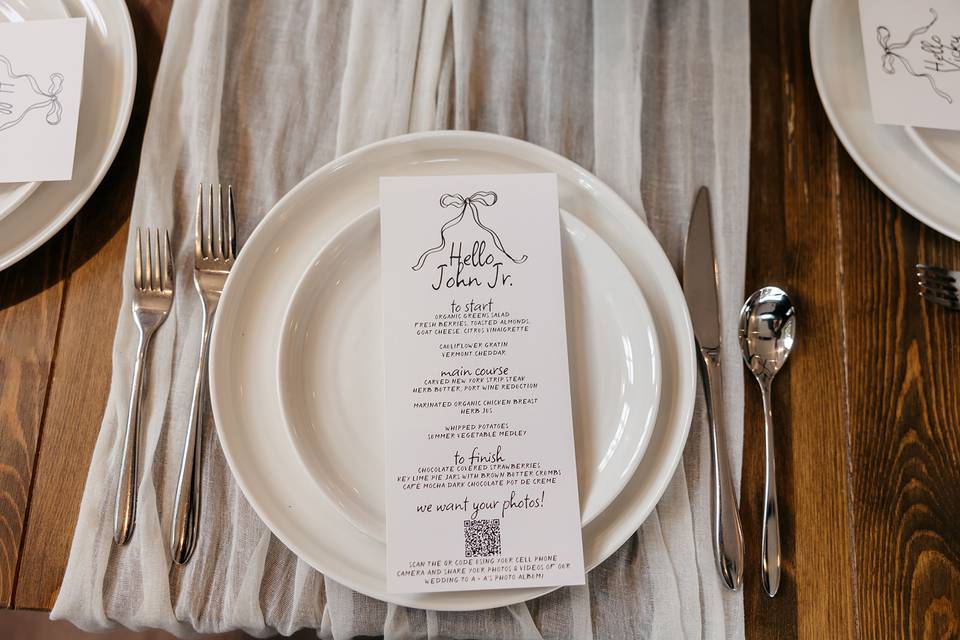 Table Menu
