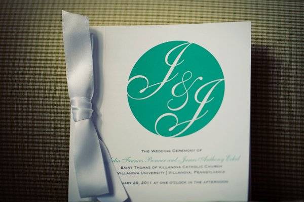 Modern Wedding Program