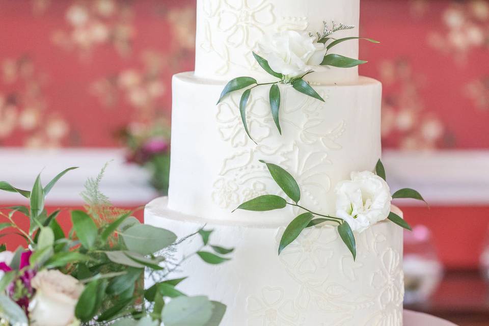 Cake in dining room