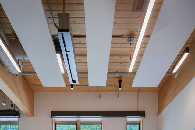 Window in multi-purpose room