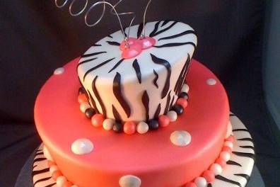 Popular Topsey-Turvey-Style Pink Zebra