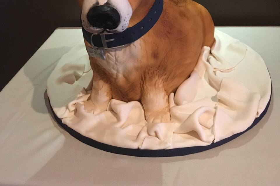 Corgi Grooms cake