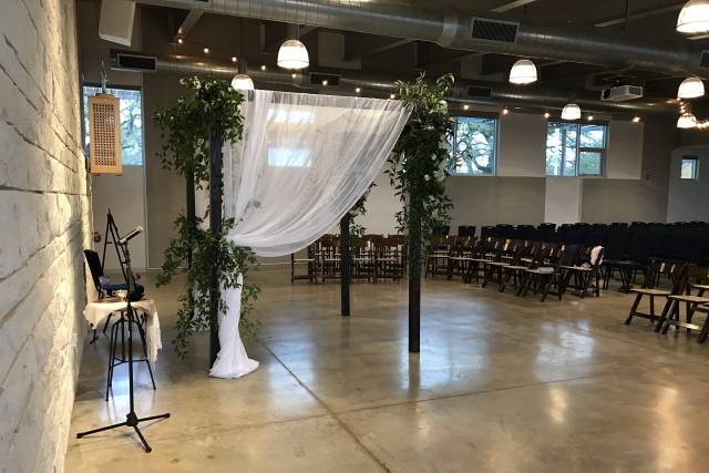 Indoor ceremony space