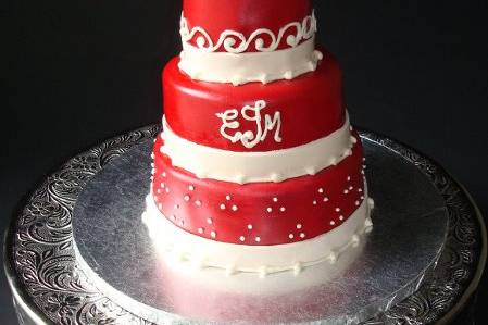Calla Lillies wedding cake