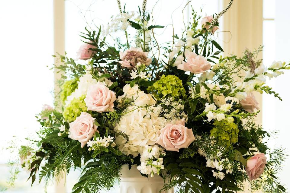 Pink and White Altar Piece