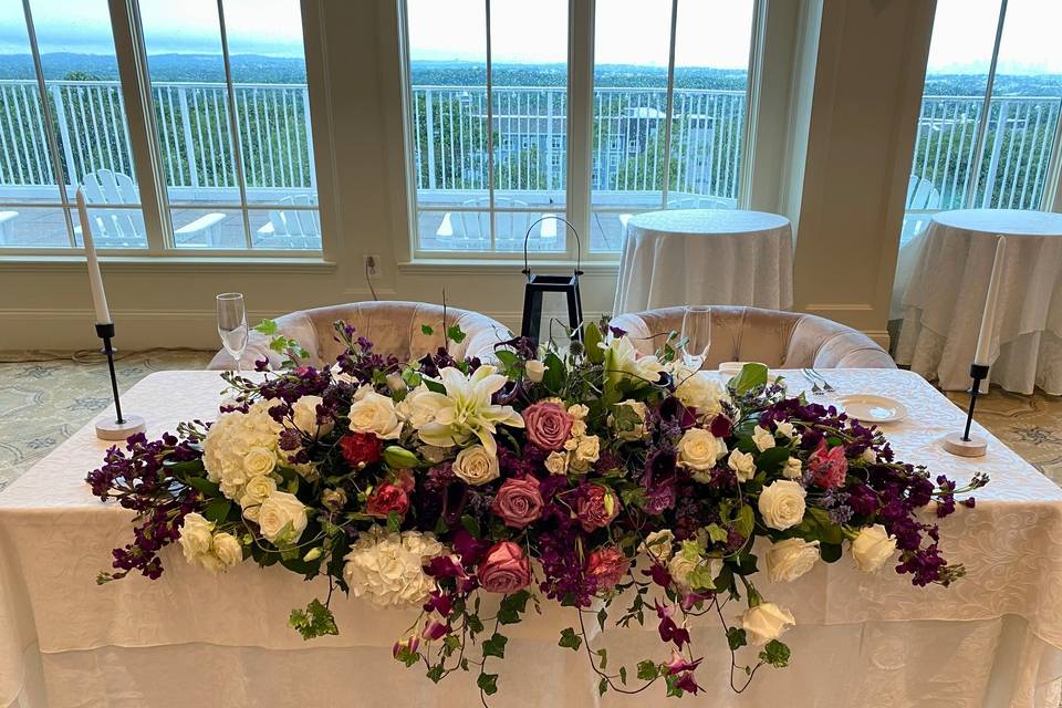 Purple & White Sweetheart