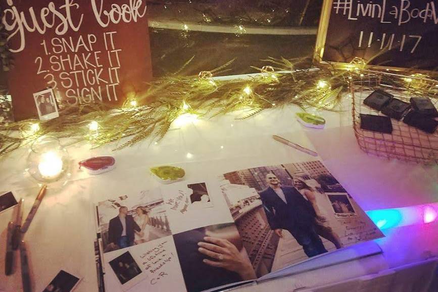 Guest book idea