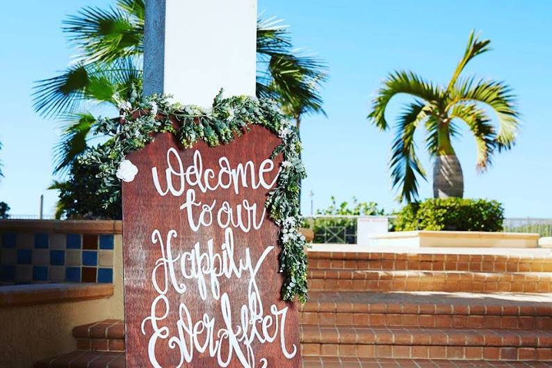 Wedding welcome