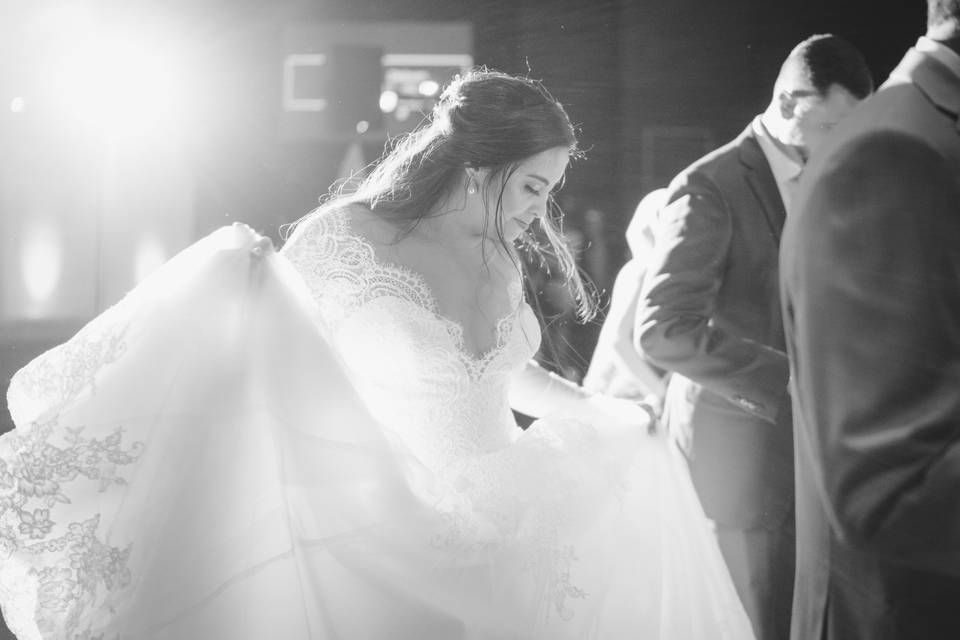 Bride on the dance floor