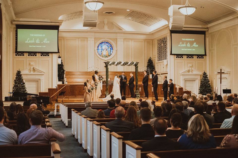 Estes Chapel Winter Wedding