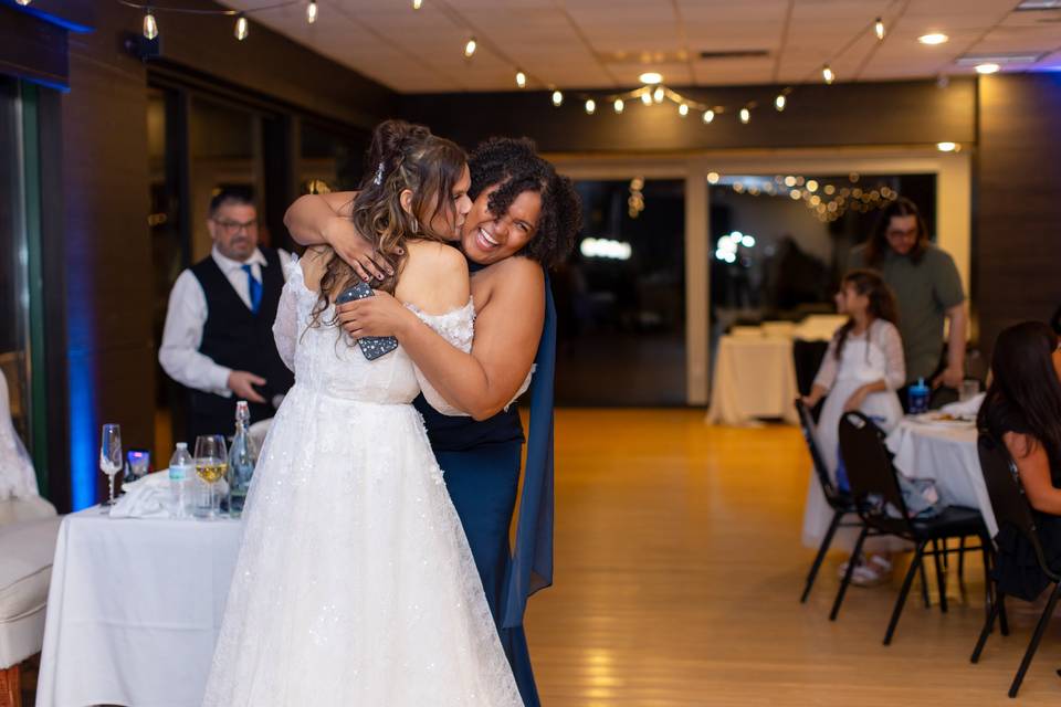 Hugs after toasts